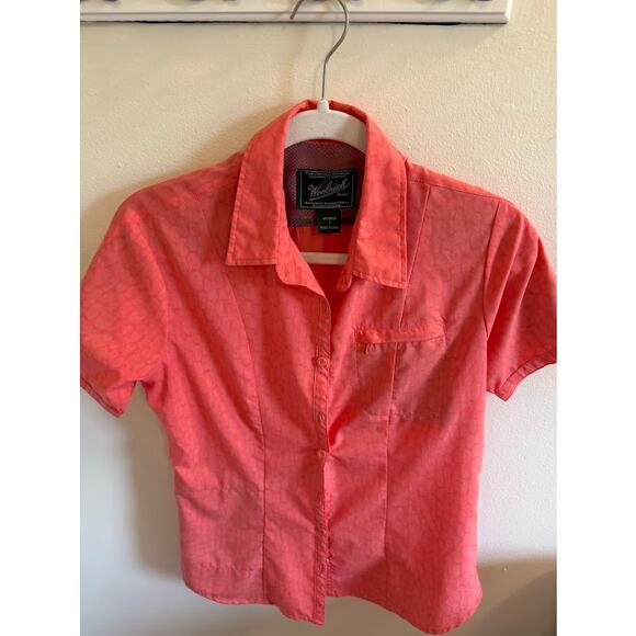 Woolrich Women's Coral Short Sleeve Button Down Shirt - Picture 3 of 5